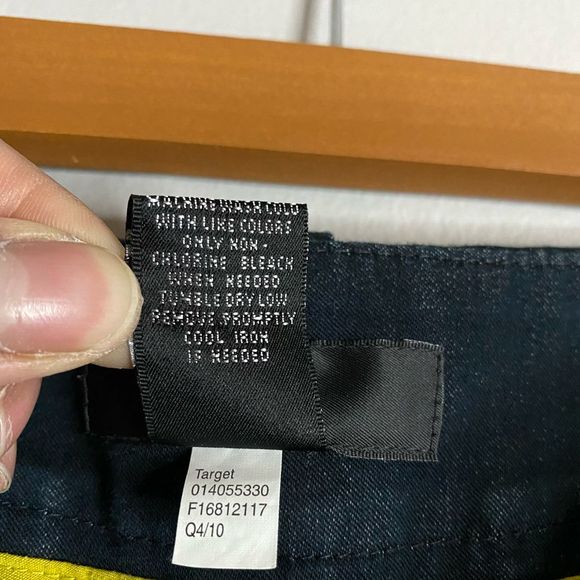 Mossimo Supply Co. Women's Chambray Straight Leg Pants - Picture 5 of 7